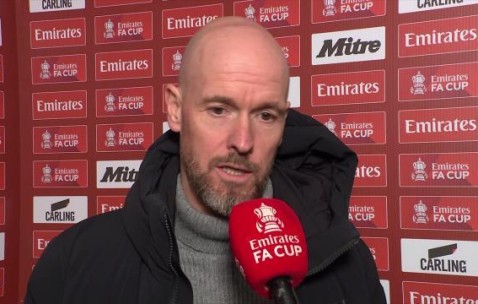 百家乐pp下载地址-滕哈赫：我们掌控了比赛 本应扩大领先优势